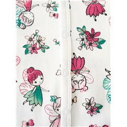 Комбинезон детский трикотажный для девочек, 2 шт в комплекте