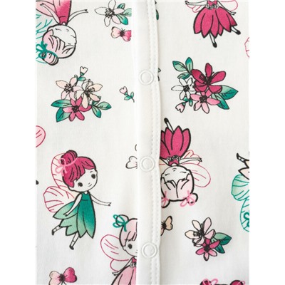 Комбинезон детский трикотажный для девочек, 2 шт в комплекте