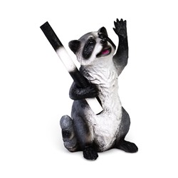 Садовая фигура из полистоуна «Енот-гаишник», 18×16×30 см