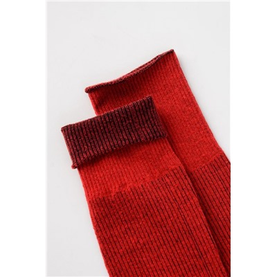 Гольфы женские Ретро (набор 2 пары) (Красный)