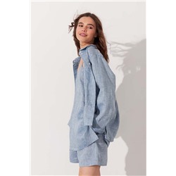 Шорты  SRT009_LBMG/Светло-голубой меланж