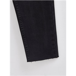 Skinny CONTE CON-671 Черные джинсы skinny с эффектом потертости и необработанным краем