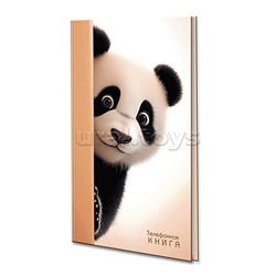 Телефонная книга с вырубкой А5, 80л. лин. Уф-лак "Панда"