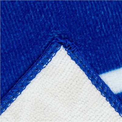 Полотенце пляжное «Этель» Summer, 70×140 см, 250 г/м², синее