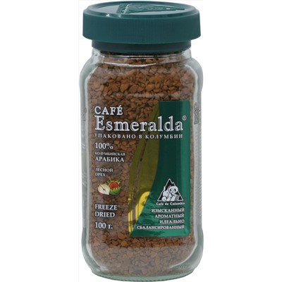 Cafe Esmeralda. Лесной орех 100 гр. стекл.банка