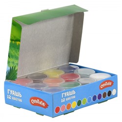 Гуашь 12цв 10мл КГ1210КР Creativiki