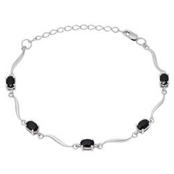 Браслет, сапфир корунд, Ю-41001OV6/4