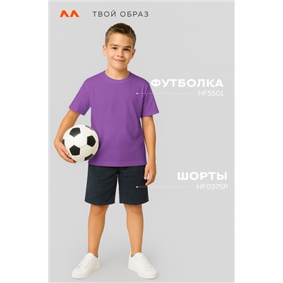 Детская однотонная футболка Happyfox