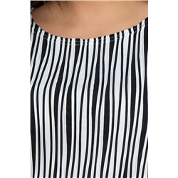 Блуза Альхена (черно-белая) Б13317-3М