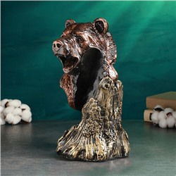 Подставка для бутылки «Медведь», гипс