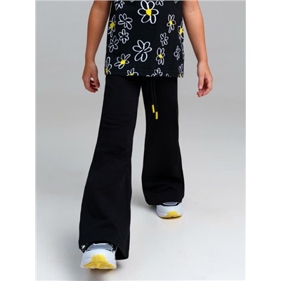 Брюки трикотажные для девочек, 2 пары в комплекте