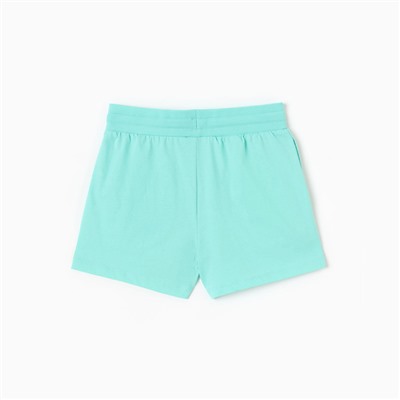 Шорты для девочки, цвет ментол, рост 164 см