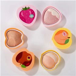 Maccalure Хайлайтер для лица с запеченной текстурой Tasty Fruit, клубника