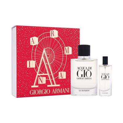 GIORGIO ARMANI ACQUA DI GIO EAU DE PARFUM edp (m) 75ml + 15ml