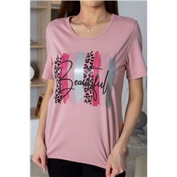 Футболка Beautiful-Пудра