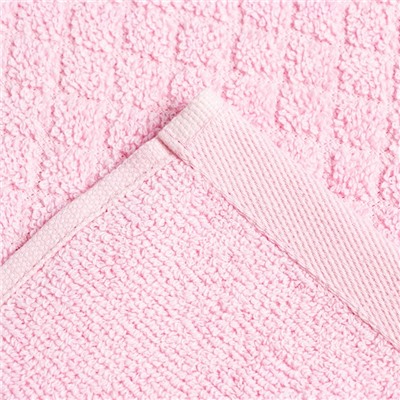 Полотенце махровое Love Life «Минимализм» 50×80 см, розовый, 100% хл, 500 г/м²