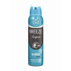 Дезодорант аэрозоль BREEZE ACQUA, длительная защита, 150 мл
