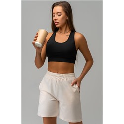 Женские шорты из футера двухнитки Happyfox