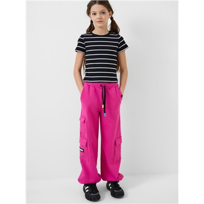 Фуфайка трикотажная для девочек (футболка)