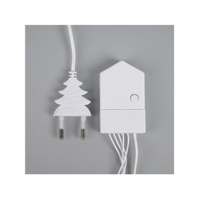 Гирлянда «Нить» 20 м, IP20, белая нить, 200 LED, свечение мульти, 8 режимов, 220 В