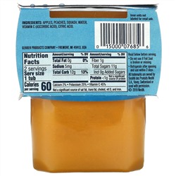 Gerber, Apple Peach Squash, Sitter, 2 Pack, 4 oz (113 g) Each