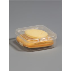 Спонжи для макияжа, в футляре, 2 шт., жёлтые