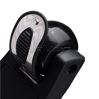 Самокат 3-х колесный ROCKET,колеса PU со светом, ABEC 7, черный