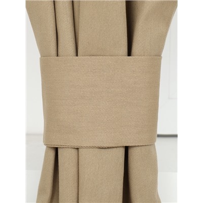 Комплект штор для кухни с подхватами Этель Kitchen, бежевый, 150×180 см - 2 шт.