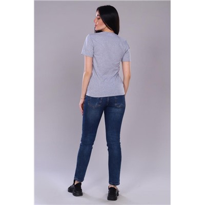 Футболка 24855 (Серый меланж)