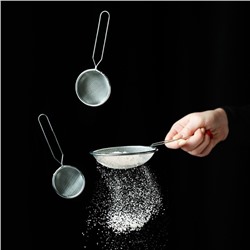 Сито Доляна, набор 3 шт., d=7 см, 8 см, 10 см