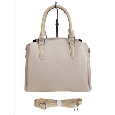 Женская сумка из искусственной кожи, цвет молочный