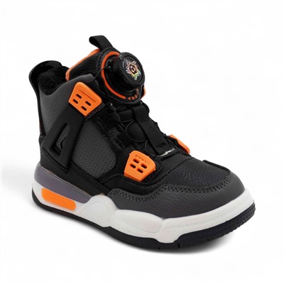 Кроссовки зимние на меху В7177-3 серые