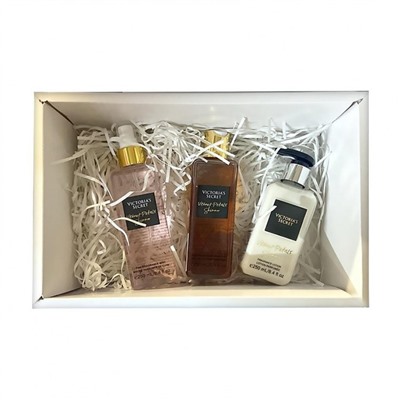 Подарочный набор для тела Victoria's Secret Velvet Petals Shimmer 3 в 1