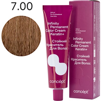 CONCEPT Infinity Стойкий краситель для волос 7.00 Светло-русый интенсивный 100 мл