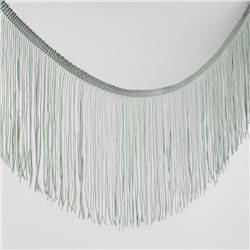 Тесьма декоративная «Бахрома», 15 см, 5±0.5 м, серая