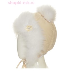 244-З Шалунья Ушанка для девочки (48-50)