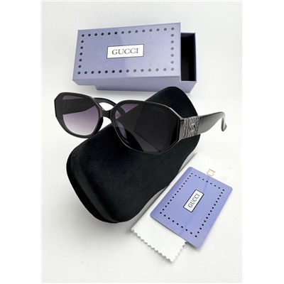 Набор женские солнцезащитные очки, коробка, чехол + салфетки #22770423