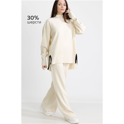 Женский вязаный костюм оверсайз Happyfox