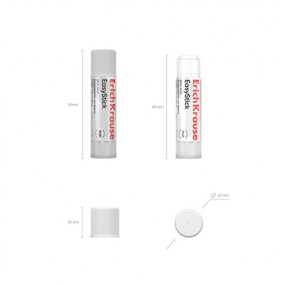 Клей-карандаш 13 гр PVP 48030 "Standard" ErichKrause