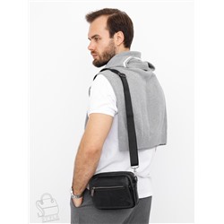 Сумка мужская кожаная 8615S black Fuzhiniao