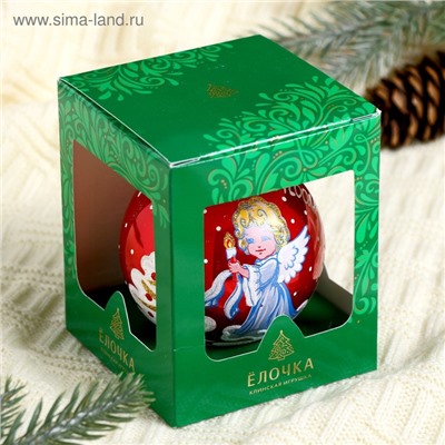 Ёлочный шар «Рождественская сказка» новогодний, d=8.5 см, МИКС