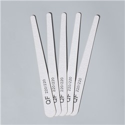 Набор пилок для ногтей, капля, набор 20 шт., деревянная основа, 220/220 грит, 18 см