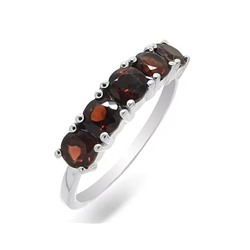 Кольцо из серебра гранат, Джоли