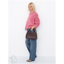 Сумка женская кожаная 0650CH wine red Polina&Eiterou