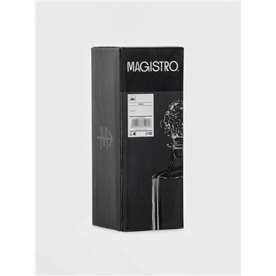 Штоф Magistro «Альфа», 750 мл, 9.1×9.1×25 см, стекло, прозрачный