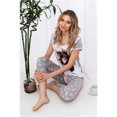 Пижама с бриджами Два котёнка НАТАЛИ, 883850