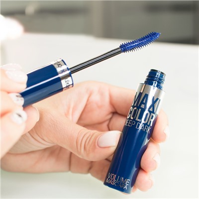 Тушь для ресниц объемная MAXI COLOR синяя