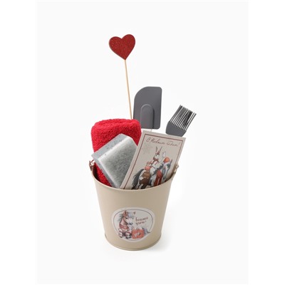 Набор подарочный Доляна «Большой удачи», 6 предметов, полотенце и аксессуары