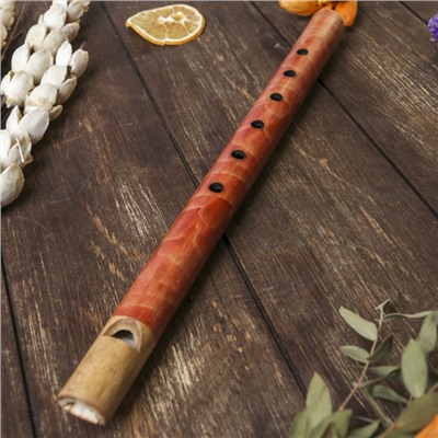 Сувенирный музыкальный инструмент «Флейта», 30×2.5×2.5 см, бамбук