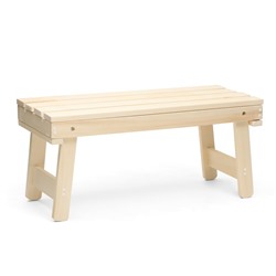 Лавка деревянная, 100×44×43 см, складная, липа